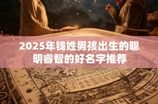 2025年钱姓男孩出生的聪明睿智的好名字推荐