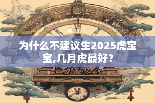 为什么不建议生2025虎宝宝,几月虎最好？