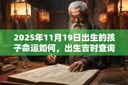 2025年11月19日出生的孩子命运如何，出生吉时查询