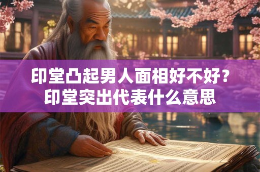 印堂凸起男人面相好不好？印堂突出代表什么意思