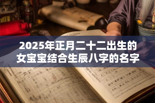 2025年正月二十二出生的女宝宝结合生辰八字的名字大全