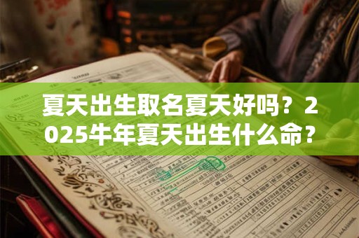 夏天出生取名夏天好吗？2025牛年夏天出生什么命？