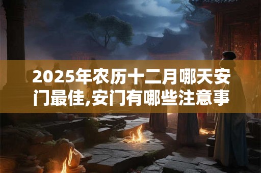 2025年农历十二月哪天安门最佳,安门有哪些注意事项？