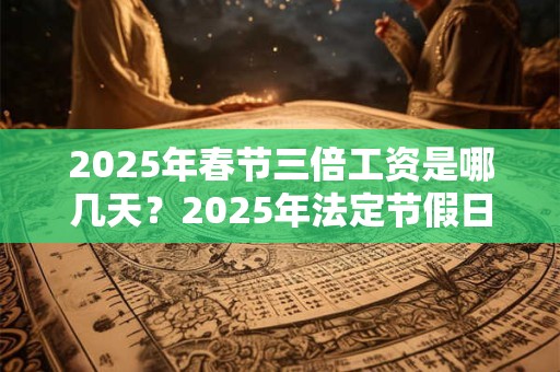 2025年春节三倍工资是哪几天？2025年法定节假日一览表