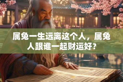 属兔一生远离这个人，属兔人跟谁一起财运好？
