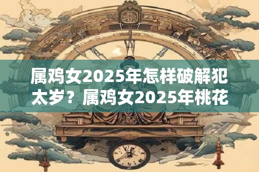属鸡女2025年怎样破解犯太岁？属鸡女2025年桃花运如何？