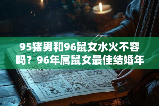 95猪男和96鼠女水火不容吗？96年属鼠女最佳结婚年龄