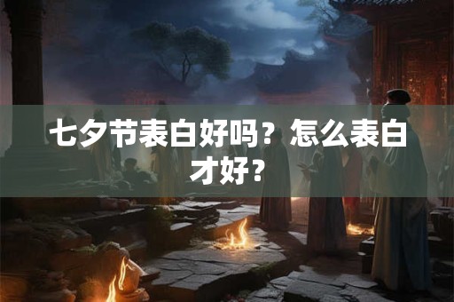 七夕节表白好吗？怎么表白才好？