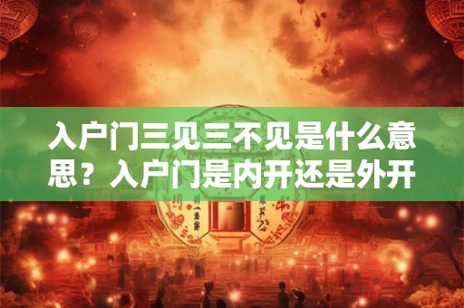 入户门三见三不见是什么意思？入户门是内开还是外开？