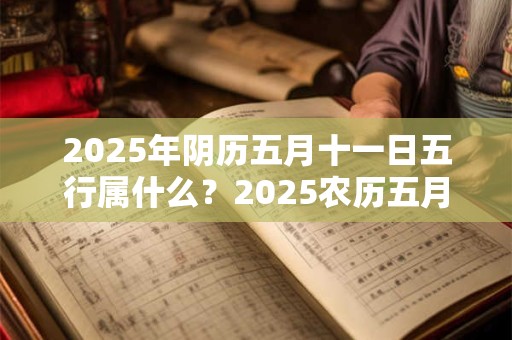 2025年阴历五月十一日五行属什么？2025农历五月十一对应的五行属性