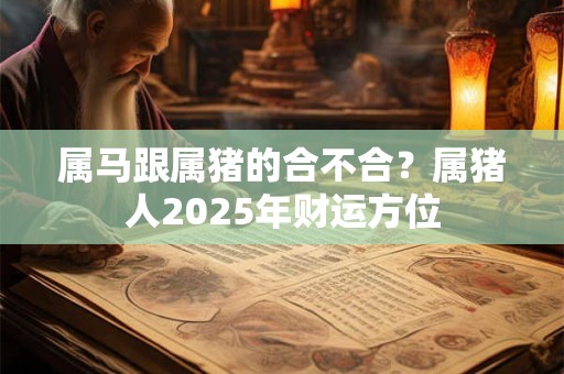 属马跟属猪的合不合？属猪人2025年财运方位