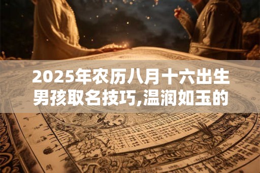 2025年农历八月十六出生男孩取名技巧,温润如玉的名字