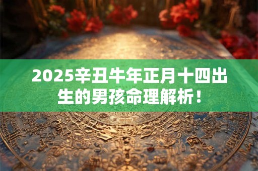 2025辛丑牛年正月十四出生的男孩命理解析！