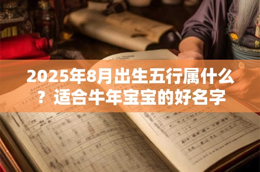 2025年8月出生五行属什么？适合牛年宝宝的好名字