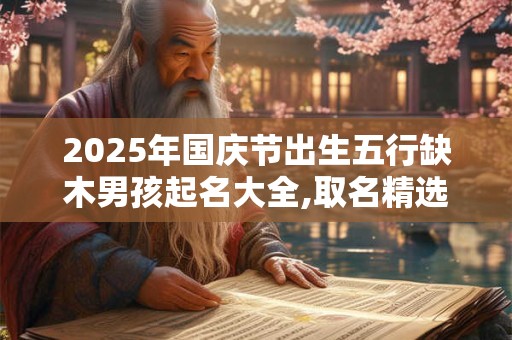 2025年国庆节出生五行缺木男孩起名大全,取名精选字