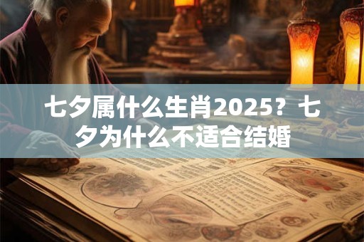 七夕属什么生肖2025？七夕为什么不适合结婚