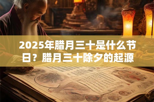 2025年腊月三十是什么节日？腊月三十除夕的起源