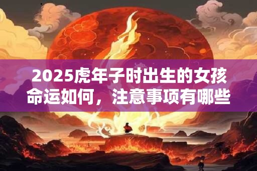 2025虎年子时出生的女孩命运如何，注意事项有哪些？