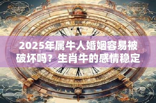 2025年属牛人婚姻容易被破坏吗？生肖牛的感情稳定吗