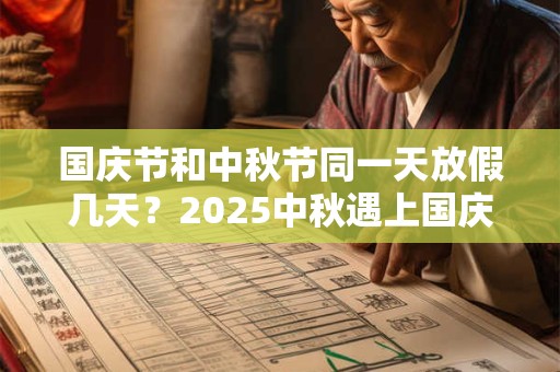 国庆节和中秋节同一天放假几天？2025中秋遇上国庆怎么发工资？