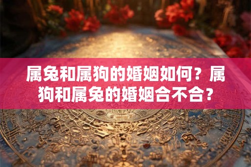 属兔和属狗的婚姻如何?属狗和属兔的婚姻合不合? 属兔和属狗的婚姻如何?属狗和属兔的婚姻合不合?