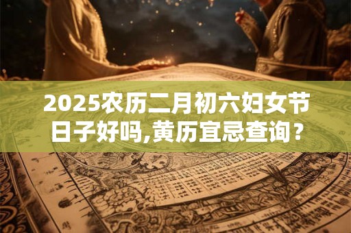 2025农历二月初六妇女节日子好吗,黄历宜忌查询？