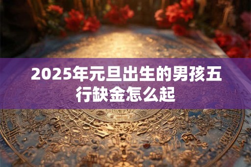 2025年元旦出生的男孩五行缺金怎么起