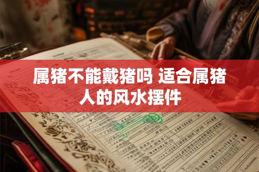 属猪不能戴猪吗 适合属猪人的风水摆件