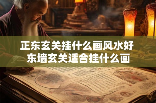 正东玄关挂什么画风水好 东墙玄关适合挂什么画