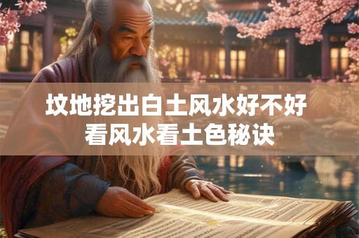 坟地挖出白土风水好不好 看风水看土色秘诀