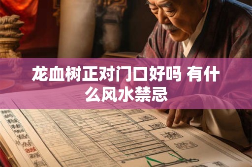 龙血树正对门口好吗 有什么风水禁忌