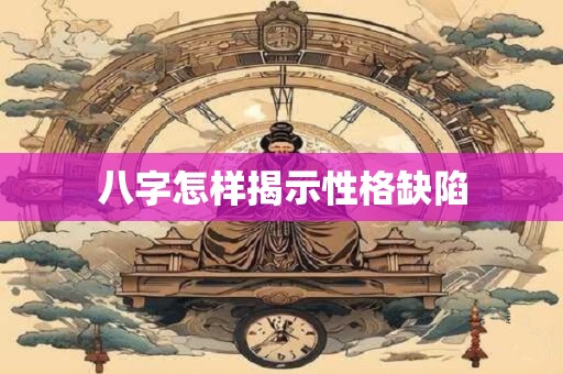 八字怎样揭示性格缺陷