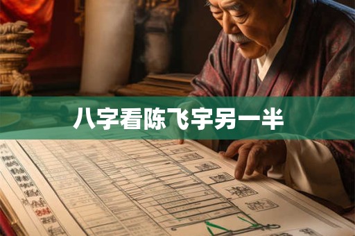 八字看陈飞宇另一半