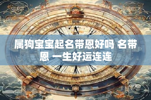 属狗宝宝起名带恩好吗 名带恩 一生好运连连