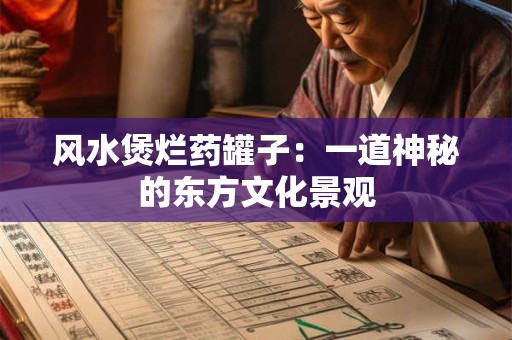 风水煲烂药罐子：一道神秘的东方文化景观