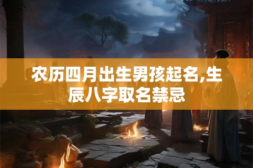 农历四月出生男孩起名,生辰八字取名禁忌
