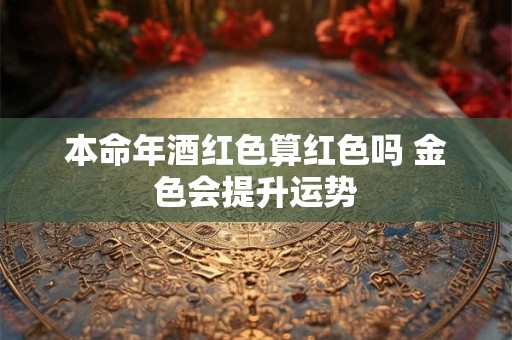 本命年酒红色算红色吗 金色会提升运势