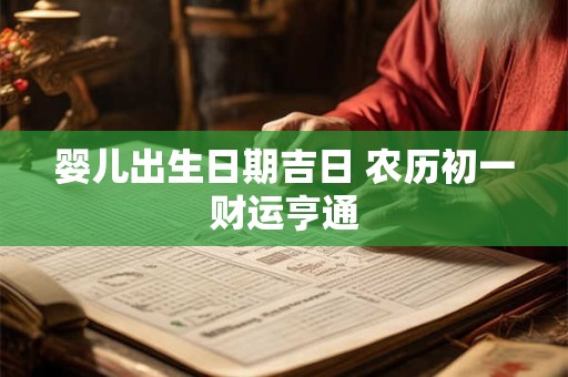 婴儿出生日期吉日 农历初一财运亨通