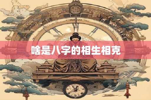 啥是八字的相生相克