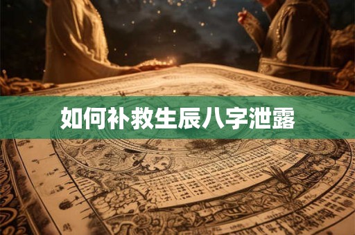 如何补救生辰八字泄露