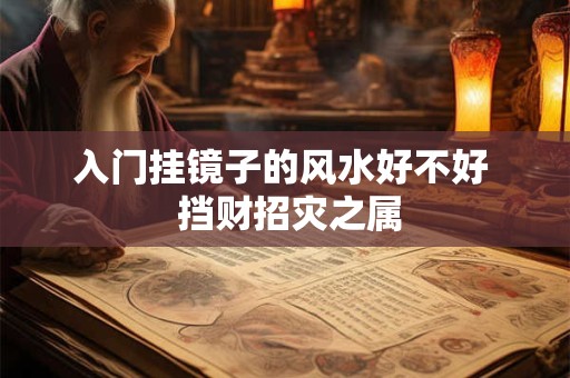 入门挂镜子的风水好不好  挡财招灾之属