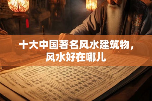 十大中国著名风水建筑物，风水好在哪儿