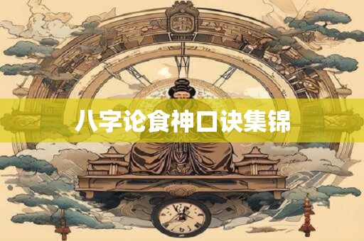 八字论食神口诀集锦