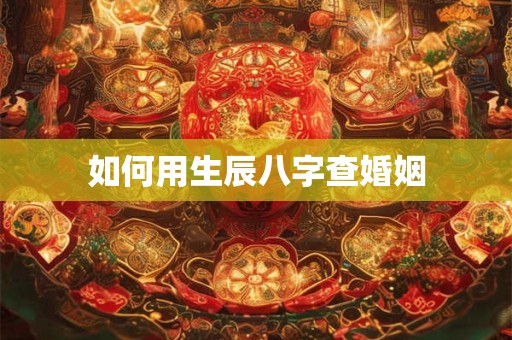 如何用生辰八字查婚姻