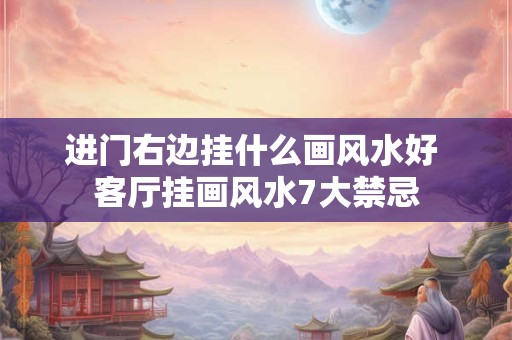 进门右边挂什么画风水好 客厅挂画风水7大禁忌