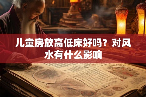 儿童房放高低床好吗？对风水有什么影响