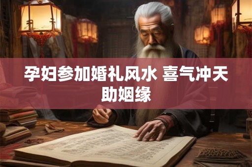 孕妇参加婚礼风水 喜气冲天助姻缘