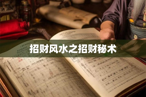 招财风水之招财秘术