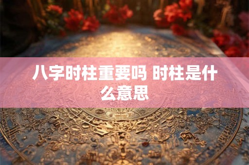 八字时柱重要吗 时柱是什么意思