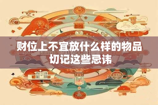 财位上不宜放什么样的物品 切记这些忌讳